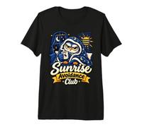 Sunrise Avoidance Club Not A Morning Person Night Owl Coffee Premium T-Shirt