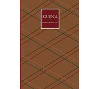 Sunrise Books Co. 6X9.25 Paperback Journal - 150 Pages: Coffe Plaid