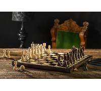 Sunrise Chess & Games Traditional Universal Chess Set AS 42 x 42 cm, Classic Staunton Design, Wood