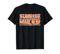 Sunrise Hiker Up Before Dawn Mountain Summit Golden Hour T-Shirt