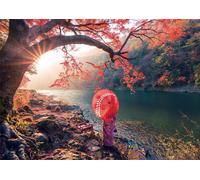 Sunrise in Katsura River, Japan