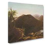 Sunrise In The Catskills by Thomas Cole Canvas Print | Gallery Wrapped 30mm Frame Wall Art | 20x20 inches | Ready to Hang | Classic Landscape Picture | Living Room Bedroom Lounge Office