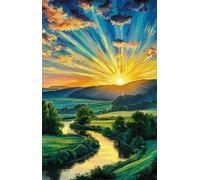 Sunrise Jigsaw Puzzles for Adults 300 Pieces Educational Toys Challenging Game 300 Piece Puzzles for Adults for The Whole for Women Gifts for Men