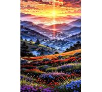 Sunrise Landscape 500 Piece Jigsaw Puzzle for Adults, Creativity, Challenging and Difficult Puzzle, Brain Teaser Puzzles for Adults 500 Pieces for The Whole for Women, Men