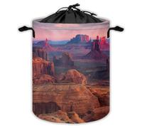 Sunrise Laundry Hampers With Drawstring Grand Canyon National Park Laundry Baskets For Bathroom Mountain Portable Clothes Storage Organizer Basket Nature W 35 L 44 Cm