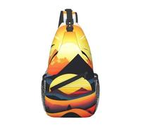 Sunrise Mountain It is a casual crossbody bag for men with high storage capacity and a patch pocket on each side.