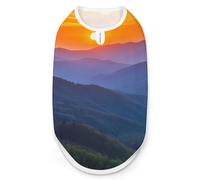 Sunrise Mountains National Park Smoky Dog Shirt for Dogs & Cats Soft Breathable Pet Vest T Shirt Lightweight Dog Tank Top S