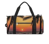 Sunrise of on The Sea Gym Bag for Men Women, Waterproof Gym Tote Bags, Large Duffel Bag for Travel Workout