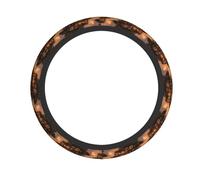 Sunrise on Big Tree Printed Steering Wheel Cover Elastic Stretch Car Wheel Wrap Breathable Non-Slip Steering Wheel Protector for Car Truck SUV