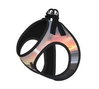 Sunrise On Reynisfjara Beach Printing Puppy Summer Vest Harness With Reflective,Dog Accessories For Small Medium Large Dogs And Cats