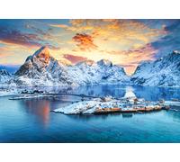 Sunrise on Sakrisoy, Lofoten, Norway