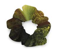 Sunrise on The Woods Path Scrunchies for Women Chiffon Hair Ties Fashion Soft Ties And Bands Elastic Ponytail Holders No Damage Hair Accessories