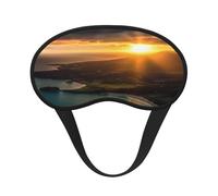 Sunrise Over Hawaii Sleep Eye Mask for Women Men Soft and Comfortable Sleep Mask Blackout Sleeping Eye Cover for Travel Yoga Nap Shift Work