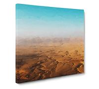 Sunrise Over Israel Canvas Print | Gallery Wrapped 30mm Frame Wall Art | 20x20 inches | Ready to Hang | Abstract Landscape Picture | Living Room Bedroom Lounge Office