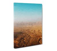 Sunrise Over Israel Canvas Print | Gallery Wrapped 30mm Frame Wall Art | 30x20 inches | Ready to Hang | Abstract Landscape Picture | Living Room Bedroom Lounge Office