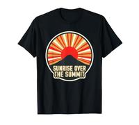 Sunrise Over The Summit Mountain Morning View Peak Landscape T-Shirt