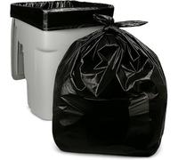 Sunrise Packaging 100 X Black Heavy Duty 120L Compactor Bags 22X33X47 Inch