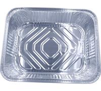 Sunrise Packaging 15 X Large Aluminium Foil Tray Containers 12.8 X 10.3 X 2.6 Inch 325 X 263 X 66 mm 3200 Ml Rectangular Food Safe Disposable Pans