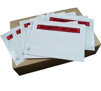 Sunrise Packaging 200 X A7 Plain Strong Recyclable Printed Document Enclosed Wallets Adhesive Envelopes Pouches