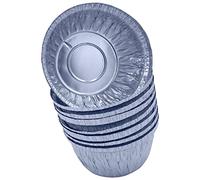 Sunrise Packaging 2Lb Aluminium Pudding Basin Foil [161 x 106 x 72 mm] Large, 932ml Pudding Basin, Food-Grade, 100% Recyclable, Non-Stick Coating, Easy to Demould, 20