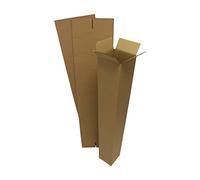 Sunrise Packaging 5 x Long Tall Strong Cardboard Storage Boxes Ideal for Umbrella/Cricket Bat/Golf Club Boxes - 38" x 5"x 5" (980x130x130mm)
