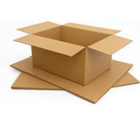 Sunrise Packaging 5 X Medium Single Wall Cardboard Packing Boxes 18X12X7 Inch 457X305X178mm Shipping Mailing Storage Boxes