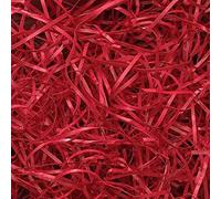 Sunrise Packaging Red Shredded Paper Hamper Packaging Gift Box Void Filler ( 100 G )