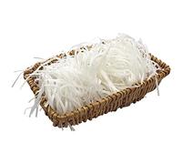 Sunrise Packaging Shredded Tissue Paper, Coloured Paper, Recyclable Shredded Paper, Multi-Purpose, DIY Craft Shredded Paper, Decorative Paper (White)