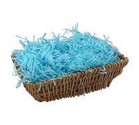 Sunrise Packaging Shredded Tissue Paper, Coloured Paper, Recyclable Shredded Paper, Multi-Purpose, DIY Craft Shredded Paper, Decorative Paper (Sky Blue)