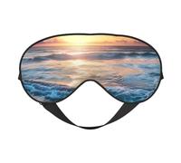 Sunrise Printing Sleep Mask for Women Men Double-Sided Print Soft Silk Eye Masks Eye Sleep Shade Cover