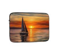 Sunrise Sailing Boat Laptop Case Sleeve 17 inch Laptop Bag Shockproof Computer Carrying Cover Protective Notebook Case