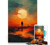 Sunrise Sentinel 1000 Piece Jigsaw Puzzles for Teenagers Jigsaw Solid Logic Toy Calm Fun Precision Cut Santa Wish Item 38x26cm