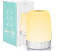 Sunrise Simulation Wake Up Light, Sunrise Simulation Alarm Clock LED Touch Night Light Colored Bedside Light Sleep Aid with USB Cable for Kids Adults Heavy Sleepers, 1