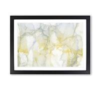 Sunrise Spirit in Abstract Framed Print | A2 Black Framed Wall Art | Ready to Hang | Abstract Landscape Picture | Living Room Bedroom Lounge Office