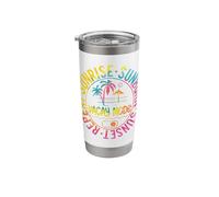 Sunrise Sunburn Sunset Repeat Vacay Mode On Stainless Steel Insulated Tumbler