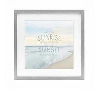 'Sunrise & Sunset Statement'| Framed Print Under Glass