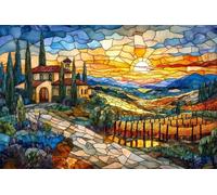 Sunrise Tree Landscape 520 Piece Jigsaw Puzzles for Adults Colourful Fun Challenging & Brainteasing Educational Learning Gift Present for Children Boys Girls 520 Piece Puzzle for Adults