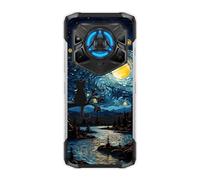 Sunrive Case compatible with Doogee Blade20 Pro, Ultra Slim Transparent Soft Premium TPU Silicone Back Rubber Bumper Protector Patterns Cover(Oil Painting)