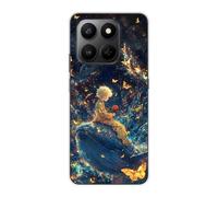 Sunrive Case compatible with Honor 400 Smart 5G, Ultra Slim Transparent Soft Premium TPU Silicone Back Rubber Bumper Protector Patterns Cover(Titanic Whale)