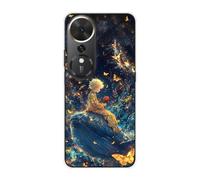 Sunrive Case compatible with Honor Play 70 Plus, Ultra Slim Transparent Soft Premium TPU Silicone Back Rubber Bumper Protector Patterns Cover(Titanic Whale)