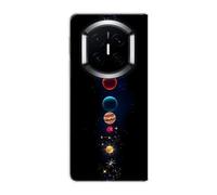 Sunrive Case compatible with Huawei Mate X7, Ultra Transparent PC Premium Bumper Protector Patterns Cover(Cosmic Realm)