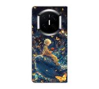 Sunrive Case compatible with Huawei Mate X7, Ultra Transparent PC Premium Bumper Protector Patterns Cover(Titanic Whale)