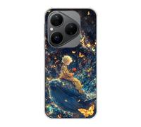 Sunrive Case compatible with Huawei Pura 80, Ultra Slim Transparent Soft Premium TPU Silicone Back Rubber Bumper Protector Patterns Cover(Titanic Whale)