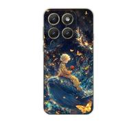Sunrive Case compatible with Motorola Edge 2026, Ultra Slim Transparent Soft Premium TPU Silicone Back Rubber Bumper Protector Patterns Cover(Titanic Whale)
