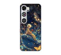 Sunrive Case compatible with Nubia Neo 5 GT, Ultra Slim Transparent Soft Premium TPU Silicone Back Rubber Bumper Protector Patterns Cover(Titanic Whale)