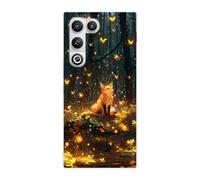Sunrive Case compatible with Nubia RedMagic 11 Air, Ultra Slim Transparent Soft Premium TPU Silicone Back Rubber Bumper Protector Patterns Cover(Fox in the Jungle)
