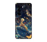 Sunrive Case compatible with OnePlus Turbo 6X, Ultra Slim Transparent Soft Premium TPU Silicone Back Rubber Bumper Protector Patterns Cover(Titanic Whale)