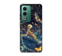 Sunrive Case compatible with Oppo A6L, Ultra Slim Transparent Soft Premium TPU Silicone Back Rubber Bumper Protector Patterns Cover(Titanic Whale)