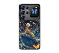 Sunrive Case compatible with Oukitel C68 PLUS, Ultra Slim Transparent Soft Premium TPU Silicone Back Rubber Bumper Protector Patterns Cover(Titanic Whale)