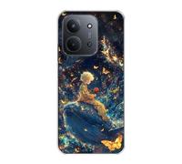 Sunrive Case compatible with Poco C85 5G/RM 15C 5G, Ultra Slim Transparent Soft Premium TPU Silicone Back Rubber Bumper Protector Patterns Cover(Titanic Whale)